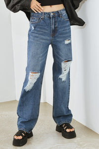 HAMMER  Distressed High Waist Jeans