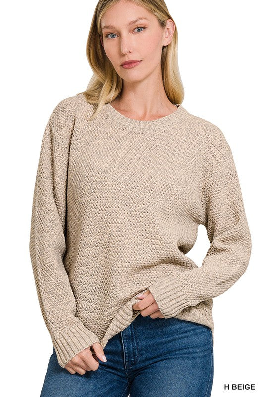Round Neck Basic Sweater