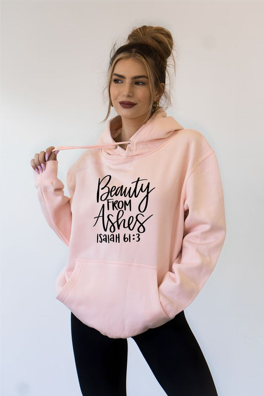Beauty for Ashes Isaiah 61 3  Graphic Hoodie