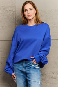 Round Neck Long Sleeve Sweatshirt