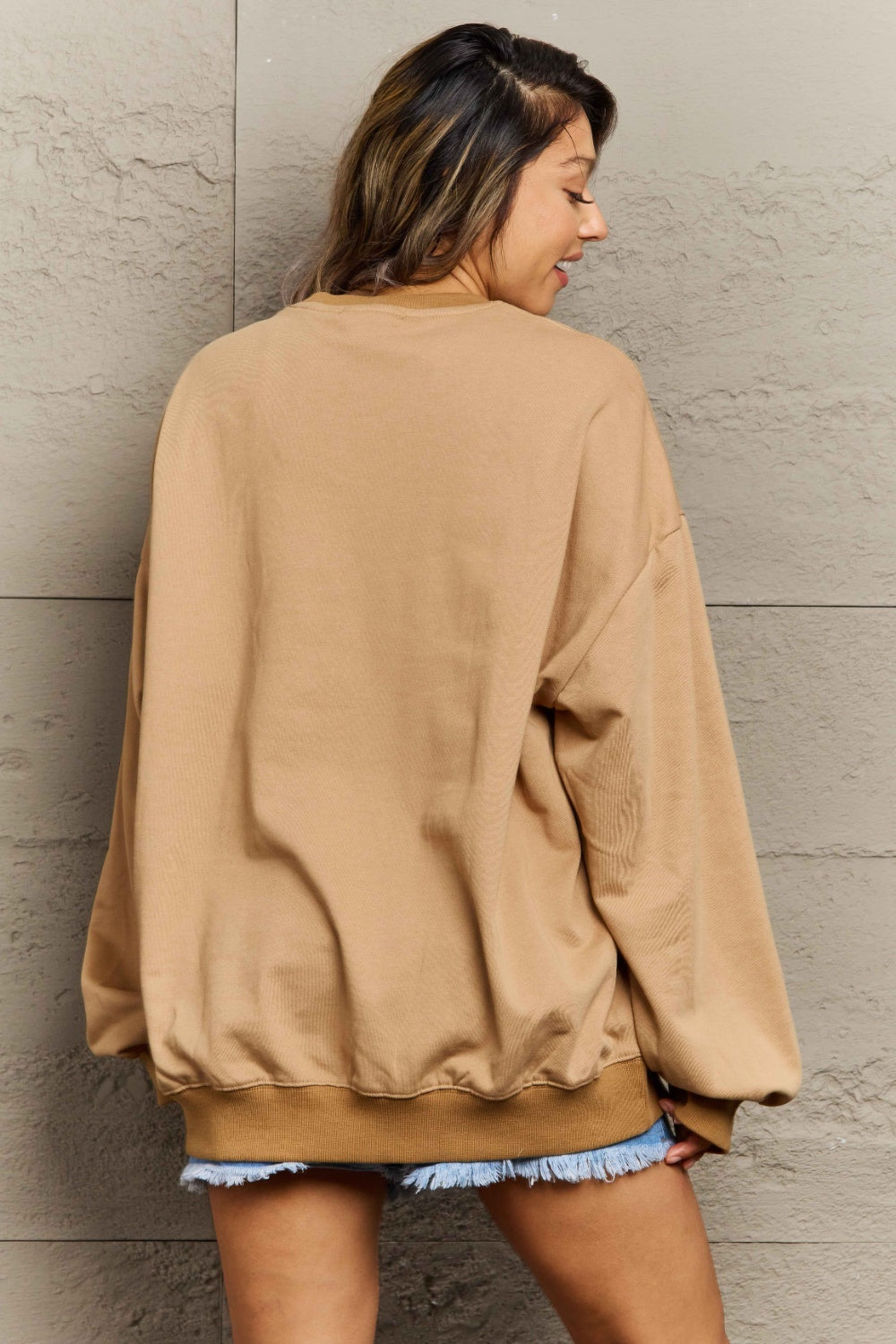 Round Neck Long Sleeve Sweatshirt