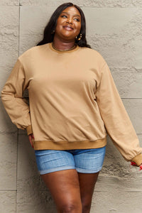 Round Neck Long Sleeve Sweatshirt