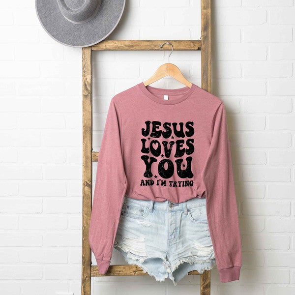 Jesus Loves You Long Sleeve Tee