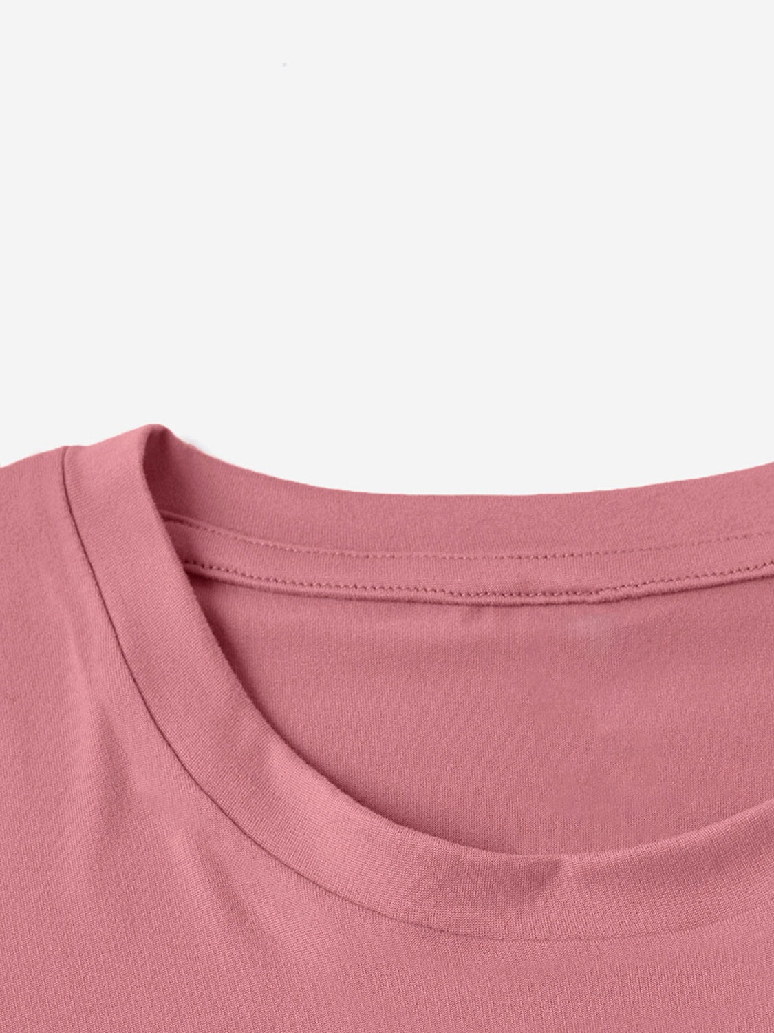 Sequin Heart Round Neck Short Sleeve T-Shirt