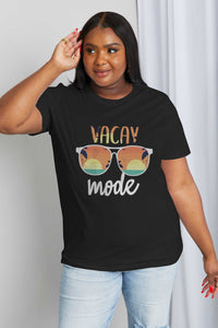 VACAY MODE Graphic Cotton Tee