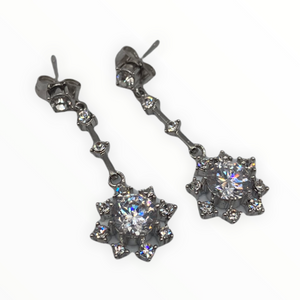 Zora Flower CZ’s Drop earrings