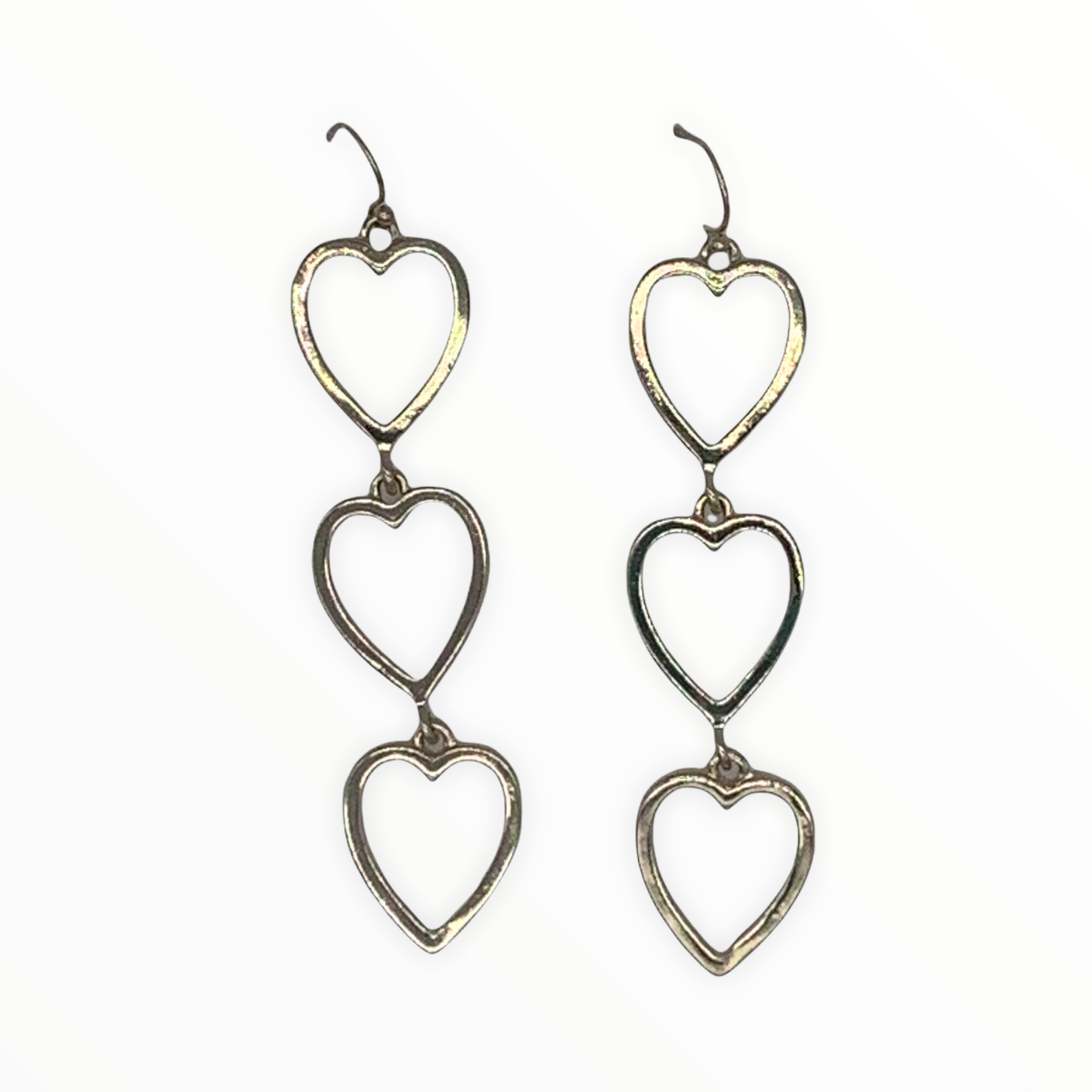 Rose Darling Heart Drop Earrings